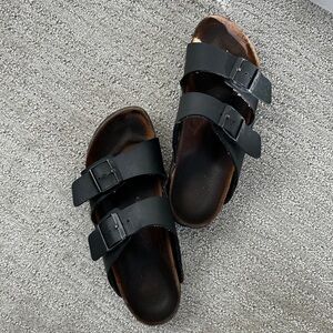 Birkenstock Black Double-Strap Sandals